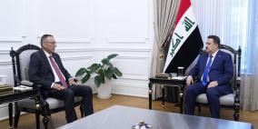 السفير الرويضي يلتقي رئيس الوزراء العراقي لبحث سبل وقف العدوان وتعزيز التعاون الثنائي