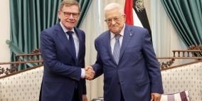 الرئيس عباس يستقبل وزير الخارجية الألماني