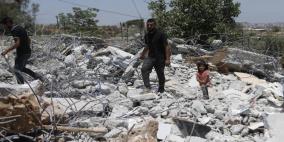 الاحتلال يهدم منازل ومنشآت زراعية في وادي رحال جنوب بيت لحم