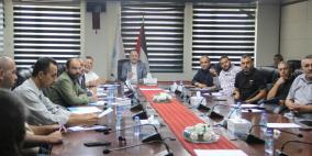 الوزير الميمي يبحث مع بلديات محافظة الخليل سبل مواجهة التعديات وتعزيز عدالة توزيع المياه