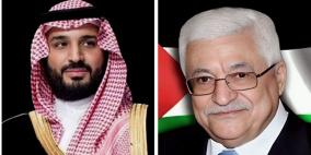الرئيس محمود عباس يُجري اتصالاً هاتفياً مع ولي العهد السعودي لبحث آخر التطورات