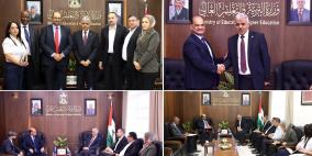 برهم يبحث مع سفيري نيكاراغوا وجنوب إفريقيا تعزيز التعاون المُشترك لخدمة التعليم