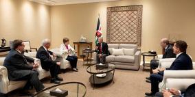 ملك الأردن يلتقي عضوين بالكونغرس: نرفض احتلال غزة وتوسيع الاستيطان بالضفة