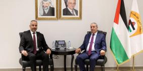 الشيخ يلتقي رئيس بلدية بيت لحم ويؤكد أهمية حماية المكونات الدينية والسياحية للمدينة