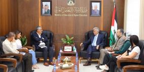 برهم يبحث مع مؤسسة "التعاون" تعزيز الدعم لقطاع التعليم