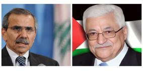 اتصال هاتفي بين الرئيس عباس ورئيس الوزراء اللبناني