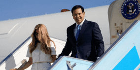 وزير الخارجية الأميركي ماركو روبيو يصل إلى إسرائيل