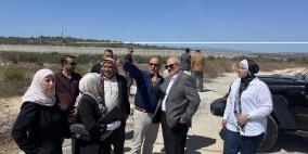 حجاوي يطّلع على احتياجات عدد من الهيئات المحلية بمحافظة جنين