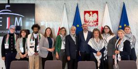 خليفة يطلع برلمانيين بولنديين على خطورة الوضع الإنساني في غزة جراء عدوان الاحتلال