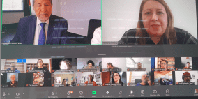 صحفيون برازيليون يشاركون في فعالية تضامنية مع زملائهم الصحفيين في غزة