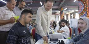 بشار مصري يطلق أكبر بطولة شطرنج في فلسطين منذ سنوات والبطل الدمج يتوج باللقب ويتأهل لبطولة العالم في قطر