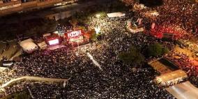 تظاهرة حاشدة في تل أبيب للمطالبة بوقف الحرب على غزة وإبرام صفقة