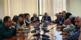 السفير عوض الله يلتقي اتحاد العمال اليوناني لتعزيز التضامن مع الشعب الفلسطيني