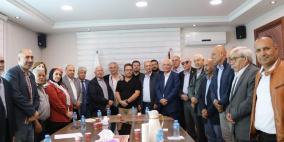 منظمة التحرير تستقبل رئيس الوفد العمالي الدولي اليوناني