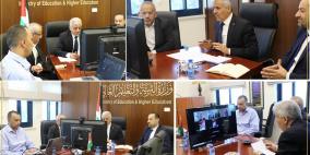 برهم يبحث مع رؤساء جامعات غزة سبل دعم وإغاثة التعليم العالي في القطاع