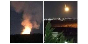 قنابل الاحتلال المضيئة تتسبب في إحراق أشجار زيتون غرب جنين