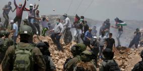 إصابات عقب اعتداء مستوطنين على مزارعين في بورين