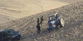 إصابات بالاختناق إثر اعتداء الاحتلال على مزارعين شرق بيت لحم