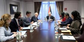 مصطفى يدعو سويسرا واليابان للاعتراف بدولة فلسطين