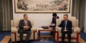 السفير عواد يلتقي مدير إدارة غرب آسيا وشمال أفريقيا في وزارة الخارجية الصينية