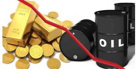 انخفاض أسعار النفط واستقرار الذهب عالميا