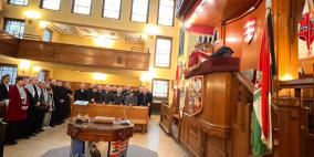 إحياء اليوم الدولي للتضامن مع الشعب الفلسطيني في بودابست