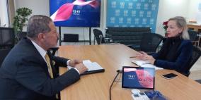 الممثل الخاص للرئيس يلتقي مديرة الأونروا في لبنان