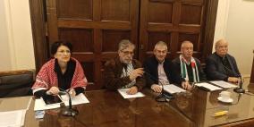 مؤتمر صحفي في أثينا للمطالبة بالإفراج العاجل عن مروان البرغوثي وأحمد سعدات وكافة الأسرى