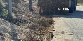 خاص| بلدية روابي تباشر تأهيل شارع عطارة–روابي لتخفيف الضغط المروري خلال إغلاقات الاحتلال