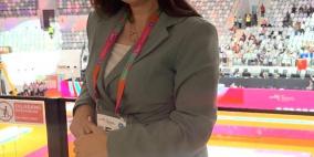 أول حكم فلسطيني: ندى الأطرش تحصل على الشارة الدولية بالجمباز