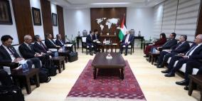 مصطفى يبحث مع وزير خارجية اليابان مستجدات الأوضاع وتعزيز التعاون المشترك