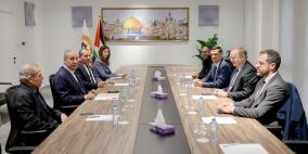 الشيخ يستعرض مع الاتحاد الأوروبي التطورات السياسية والاقتصادية الراهنة