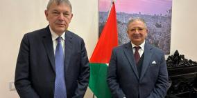سفير فلسطين لدى الكرسي الرسولي يستقبل المفوض العام للأونروا