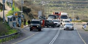 الاحتلال يغلق حاجز عطارة شمال رام الله