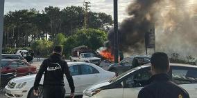 غارة إسرائيلية تستهدف مركبة في مدينة صور جنوب لبنان