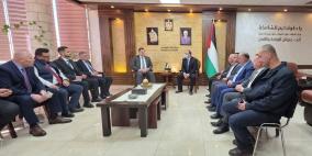 الأحمد يزور طولكرم ويبحث احتياجاتها الخدمية ويوقع مذكرة تفاهم مع جامعة خضوري