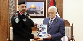 الرئيس عباس يتسلم التقرير السنوي للدفاع المدني لعام 2025