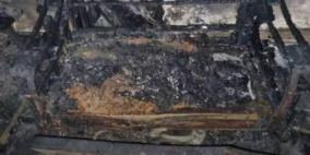 مستوطنون يحرقون بركسا لتربية الدواجن في الرشايدة شرق بيت لحم