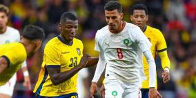 منتخب المغرب يتعادل مع الإكوادور وديا