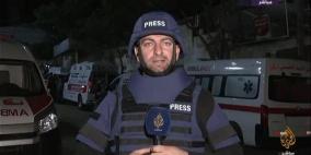 شهيدان أحدهما الصحفي محمد وشاح بقصف مركبة في غزة