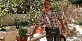 من راتبه المتواضع.. سلامة يحول عيادة "الكرنتينا" لحديقة مزهرة