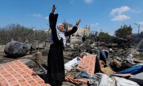 شهيد وإصابة خطيرة لطفلة في قصف منزل بخان يونس