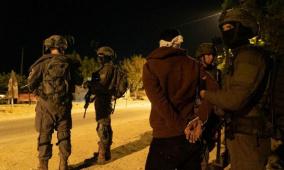 الاحتلال يعتقل 10 مواطنين من تجمع "الحثرورة" البدوي جنوب أريحا