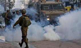 إصابة عشرات المواطنين بالاختناق في نحالين غرب بيت لحم