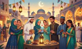 رسائل تهنئة عيد الفطر 2026 رسمية قصيرة.. 50 رسالة عيد مبارك للأصدقاء والعائلة