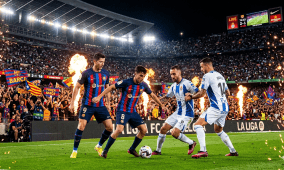 مشاهدة مباراة برشلونة واسبانيول بث مباشر الآن يلا شوت