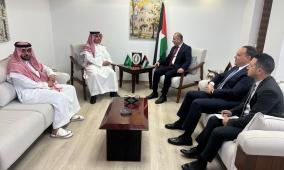 السفير العكلوك يستقبل المندوب الدائم للسعودية لدى الجامعة العربية