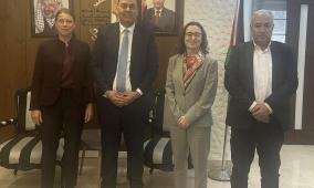 رئيس غرفة تجارة وصناعة رام الله والبيرة يستقبل وفدا دبلوماسيا أوروبيا