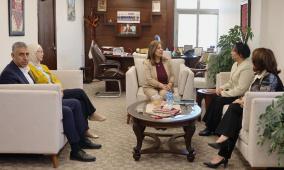 الخليلي وأبو عون تبحثان تطوير منظومة الاستجابة الوطنية للعنف ضد المرأة