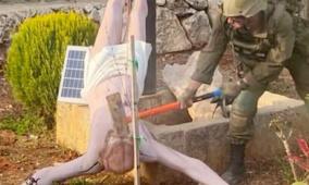 الأمم المتحدة: تحطيم جندي إسرائيلي لتمثال المسيح في لبنان أمر صادم